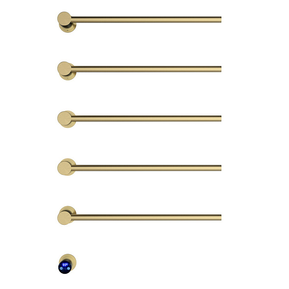 Полотенцесушитель Terminus Аккорд 80х50, электрический, золото матовое