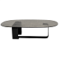 Стол журнальный Calligaris Ribbon 140х81 , Annealed Smoke Grey