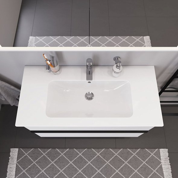 Раковина подвесная Duravit Me by Starck 103х49, WonderGliss, 23361000001