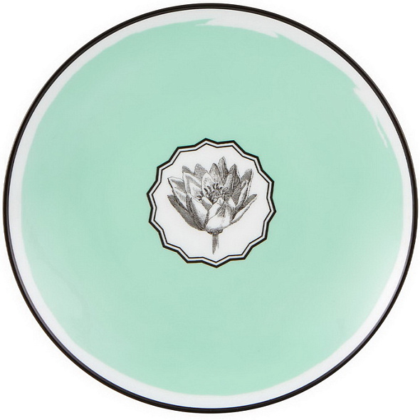 Тарелка салатная Herbariae by Christian Lacroix 23 см, зеленая