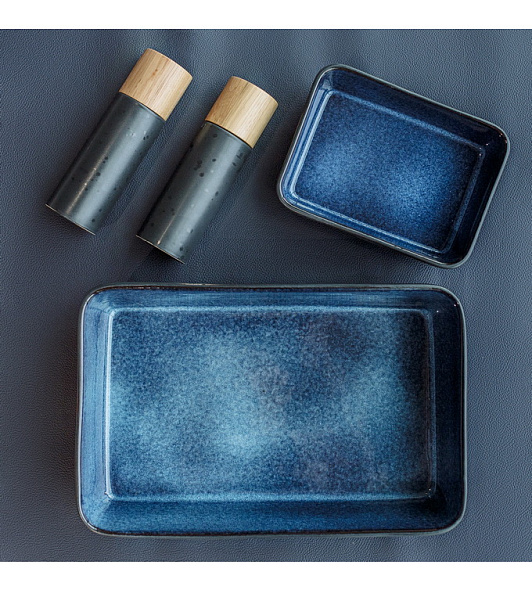 Набор мельниц для специй Bitz 17 см, черный