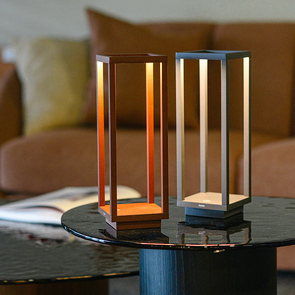 Лампа настольная Zafferano Home Pro 29,4 см, коричневая