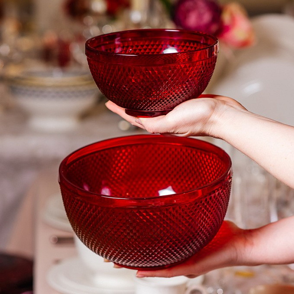 Салатник Bicos Red 22 см