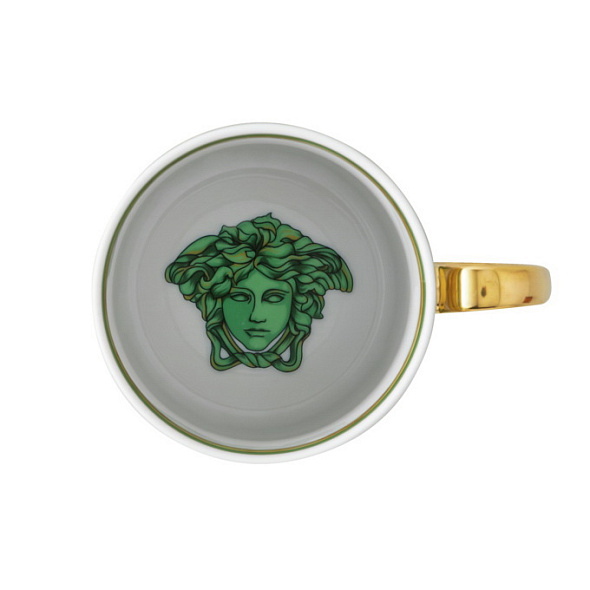 Кружка Versace Medusa Garland 300 мл, зеленая