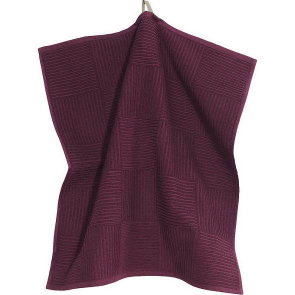 Полотенце кухонное Adam 50х50 см, цвет баклажан