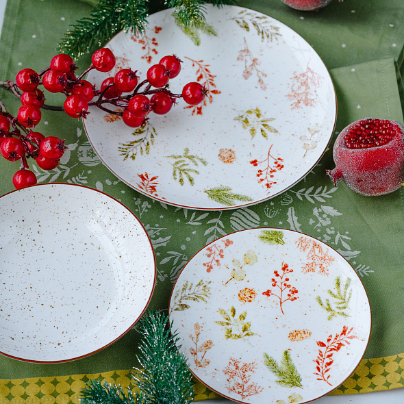 Набор посуды на 6 персон Winter Season, 18 предметов