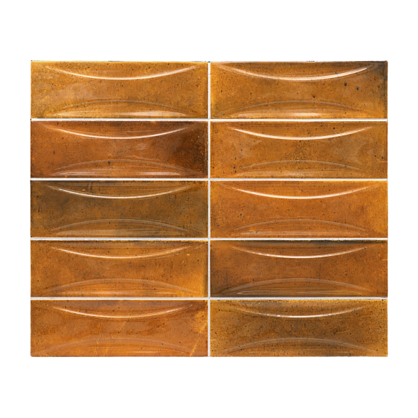 Плитка керамическая Equipe Hanoi 6,5х20, Arco Burnt Red, 8 мм