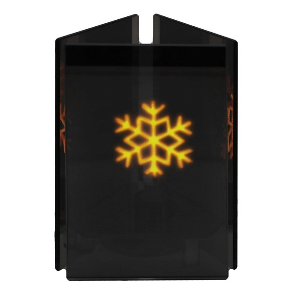 Фигурка с подсветкой "Фонарь со снежинкой" 11 см