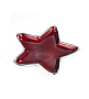 Блюдце "Звезда" Dogale Stelle Alya Rosso 23 см
