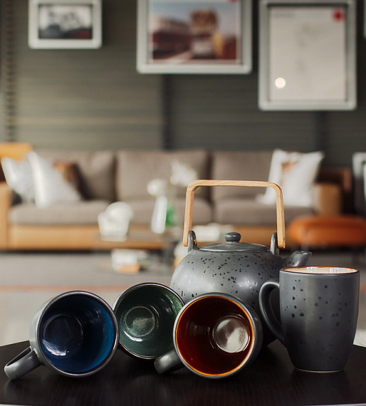 Набор кружек Bitz 300 мл, 4 шт, черный