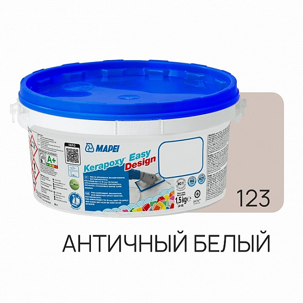 Фуга эпоксидная Mapei Kerapoxy Easy Design 123, античный белый, 1.5 кг