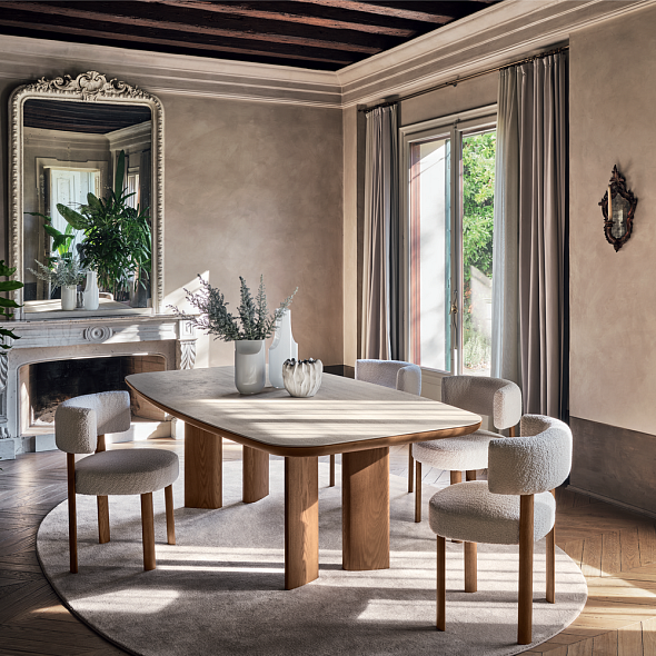 Стол Calligaris Sandy 249х119, White Travertino