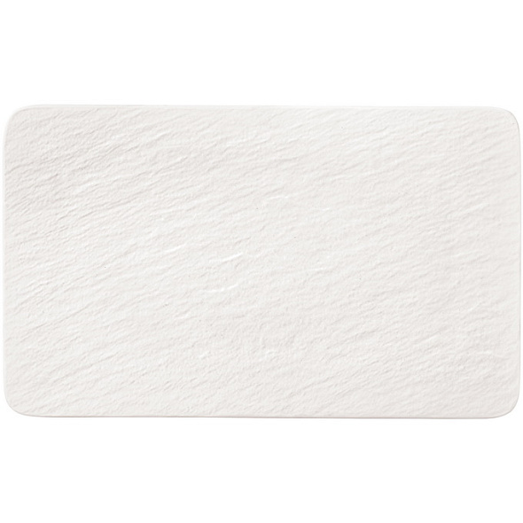 Блюдо прямоугольное Manufacture Rock Blanc 28х17 см