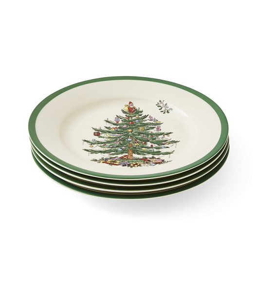 Набор тарелок салатных Christmas Tree 20 см, 4 шт