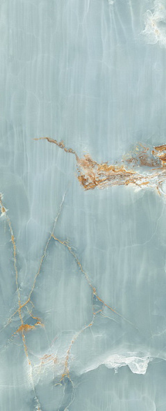 Керамогранит Imola The room 60х120 LP, Onyx Aqua Blue Gold, 6,5 мм