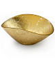 Чаша овальная Gold Leaf 25х16 см