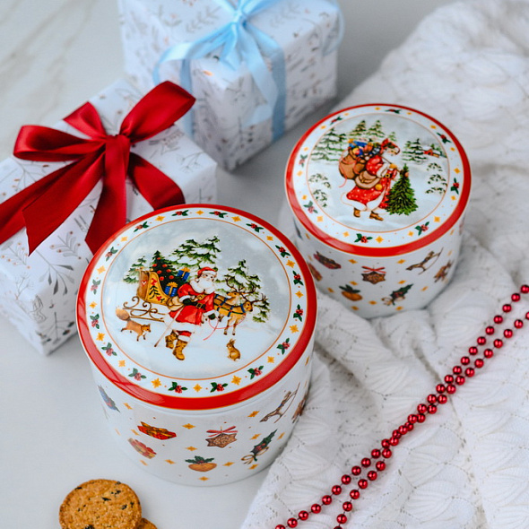 Шкатулка средняя Happy Wintertime 13х10 см