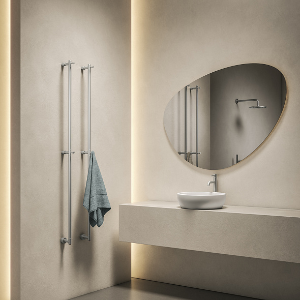 П/Cушитель Margaroli Arcobaleno 516, электрический, Brushed Nikel