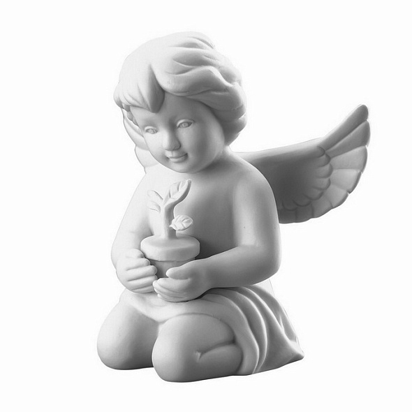 Фигурка "Ангел с кашпо" 10 см