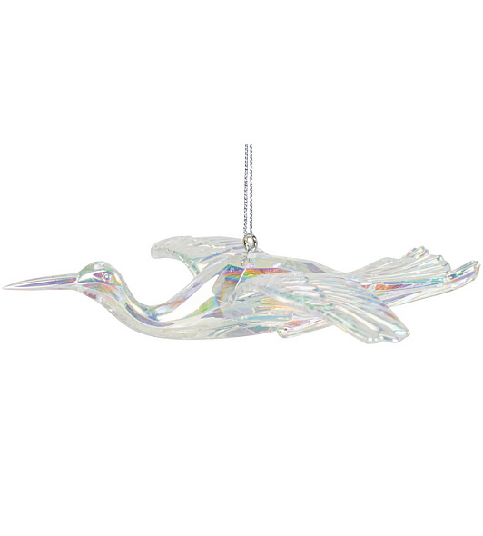 Игрушка на елку "Аист" 14 см