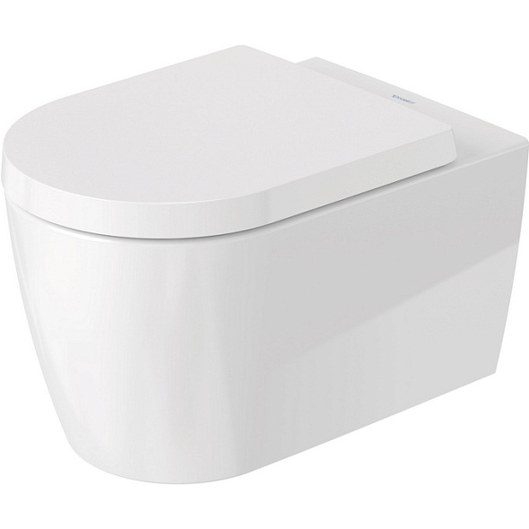 Унитаз подвесной Duravit ME by Starck rimless 45290900A1, с сиденьем