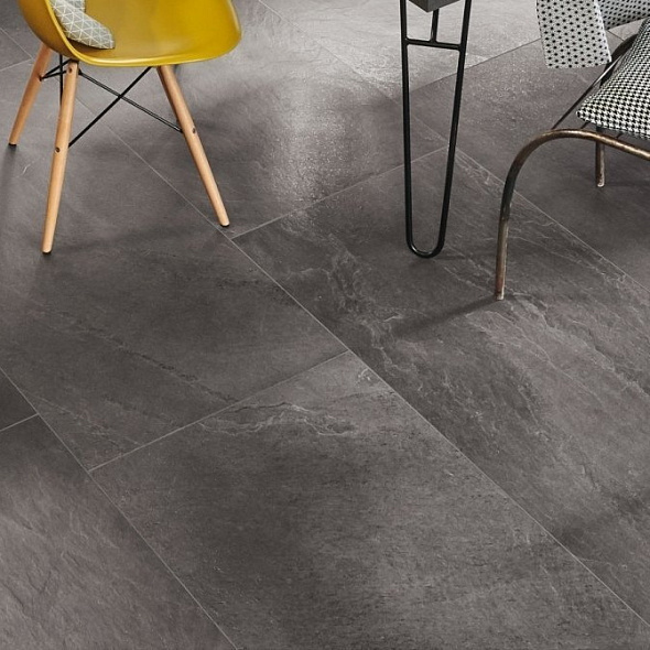 Керамогранит Imola X-Rock 60х120 N, R9, Nero, 10 мм 