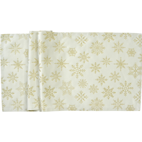 Скатерть-дорожка Cristallo Luce 50х140 см, цвет золото