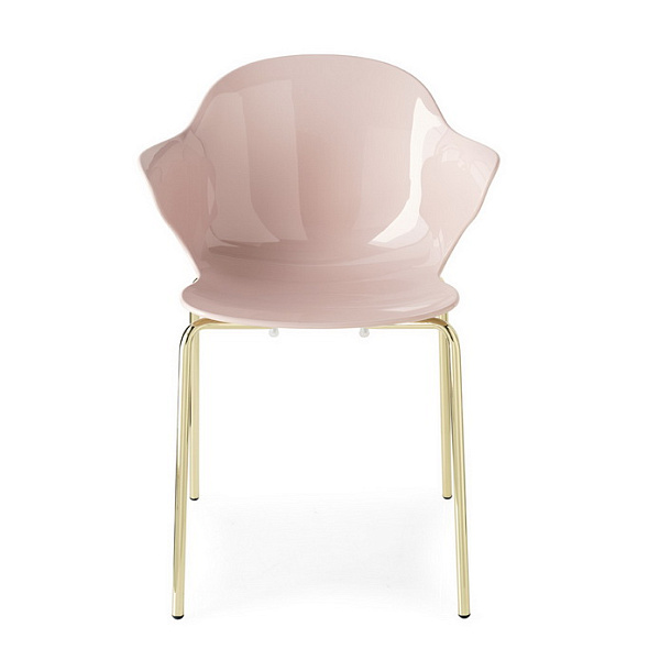 Стул Calligaris Saint Tropez, Glossy Pale Pink
