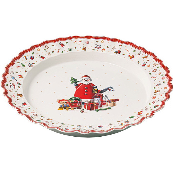 Блюдо "Санта с подарками" 45 см