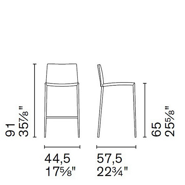 Стул Calligaris Aida, Grey