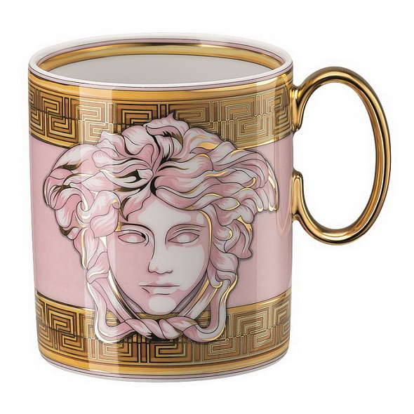 Кружка Versace Medusa Amplified Pink Coin 300 мл