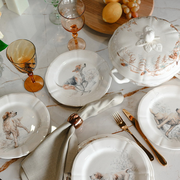 Тарелка салатная "Малый венери" 23,2 см