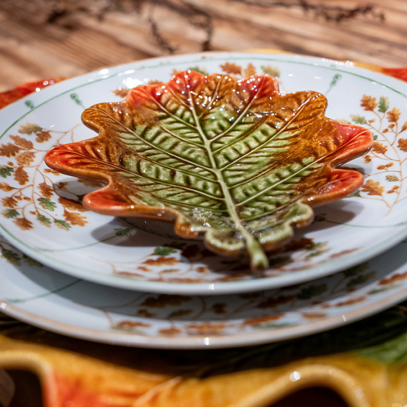 Тарелка для хлеба "Лист" Gudrun by Claudia Schiffer 19,8х16,3 см