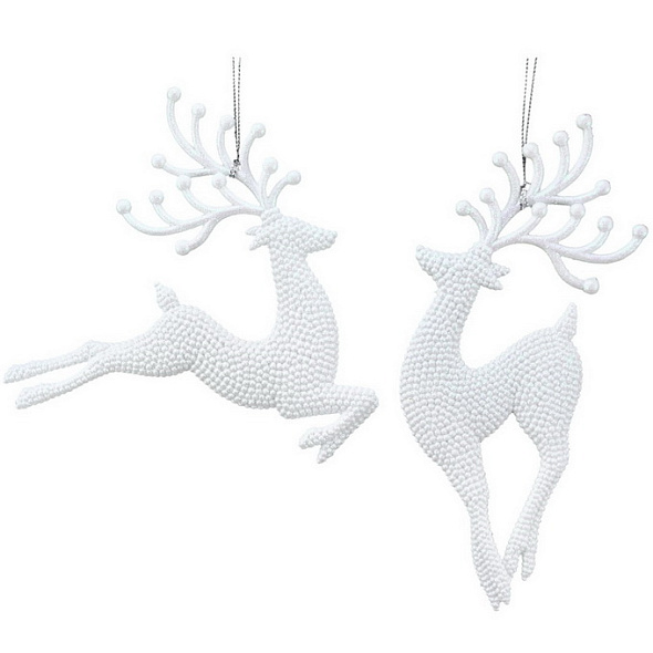 Елочная игрушка "Олень" 14 см, в ассортименте