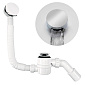 Сифон для ванны McAlpine HCN2600CC-15MM-WH, наполнение через перелив, белый