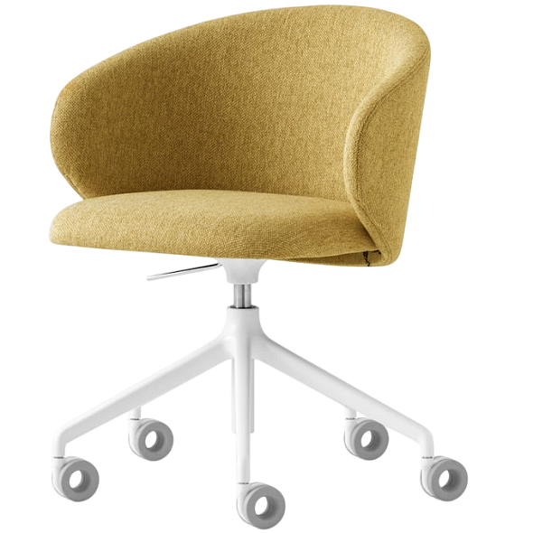 Кресло офисное Connubia Tuka Contract CB2126, Lemon Yellow