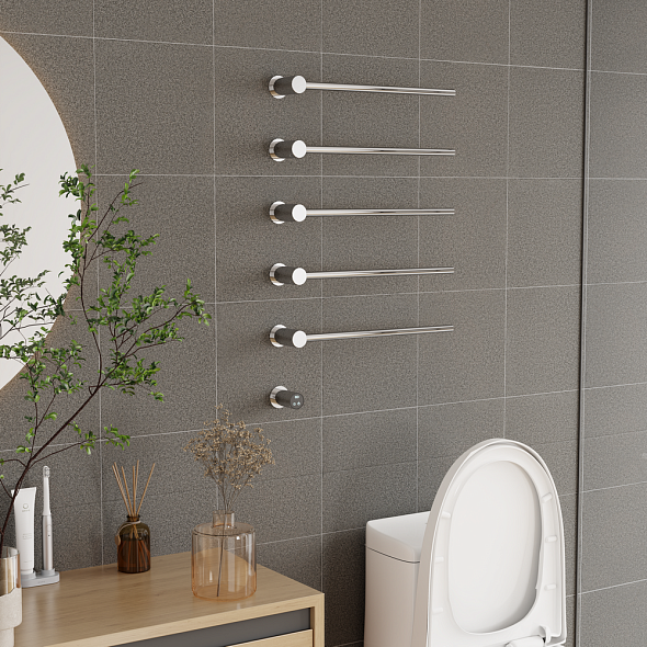 Полотенцесушитель Terminus Аккорд 80х50, электрический, хром