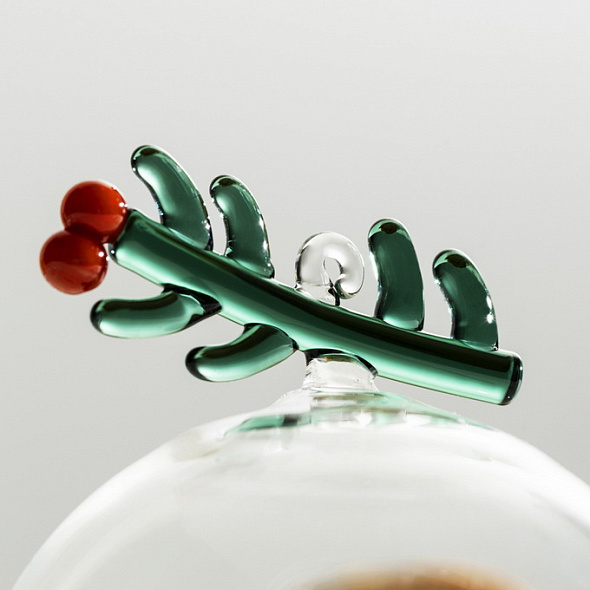 Елочный шар "Гранат" Botanica 8 см