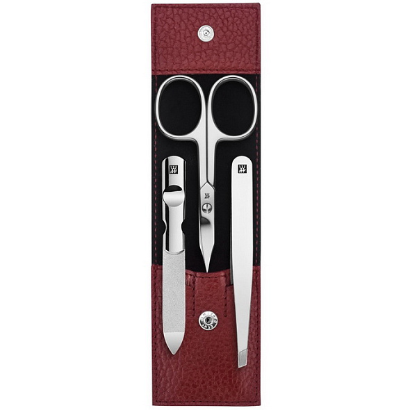 Набор маникюрный Inox Zwilling Beauty, 3 предметов, цвет красный