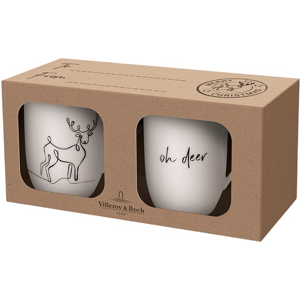 Набор кружек "Олени" Statement 340 мл, 2 шт