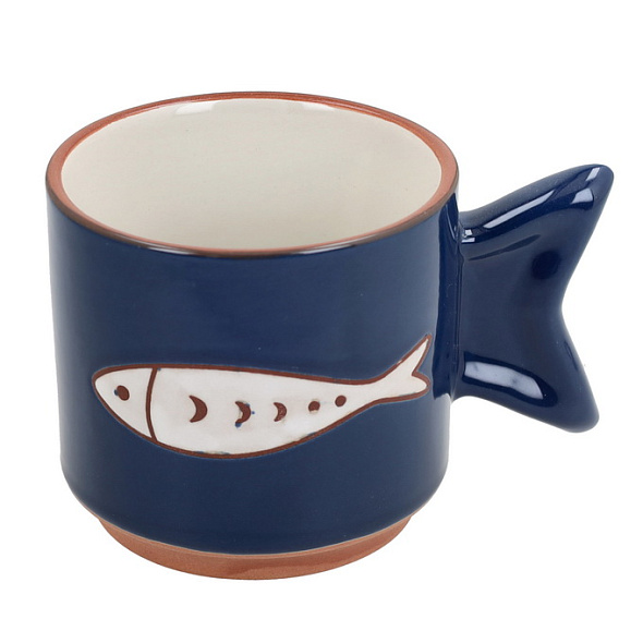 Кружка Relief Ondina 230 мл, синяя