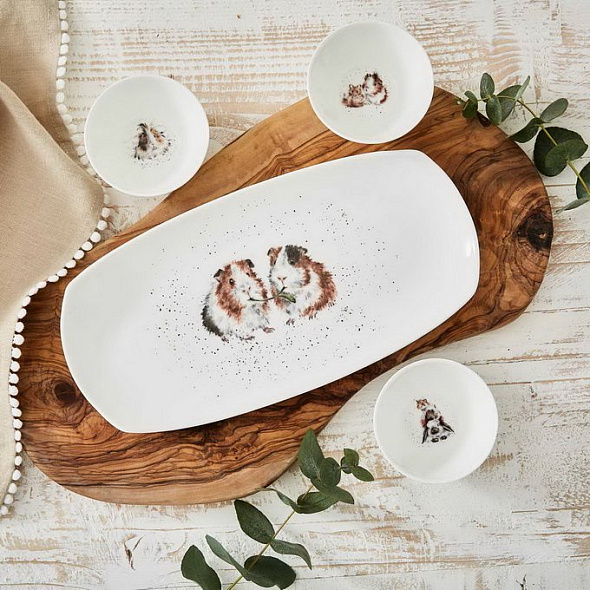 Набор пиал на подносе Wrendale Designs, 4 предмета