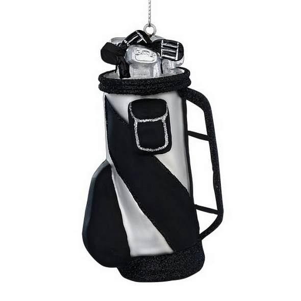 Елочная игрушка "Сумка для гольфа" 11 см