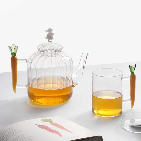 Заварник Vegetables 1 л (кролик и морковка)