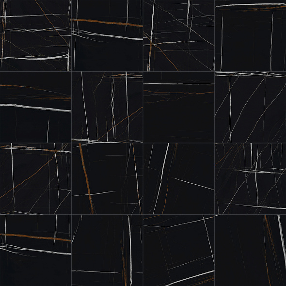 Керамогранит Italon Charme Deluxe 80х80 Naturale, Sahara Noir, 9 мм