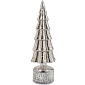 Фигурка с подсветкой "Елка" Christmas Rolling 35 см, цвет серебро
