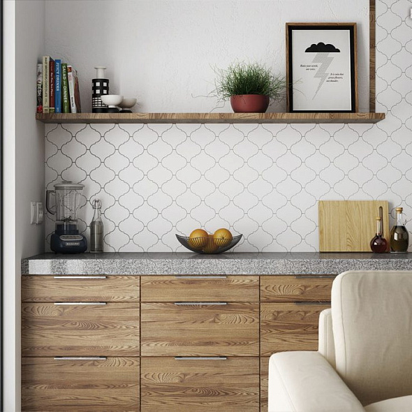 Плитка керамическая Equipe Scale 12х12, Alhambra White, 9 мм