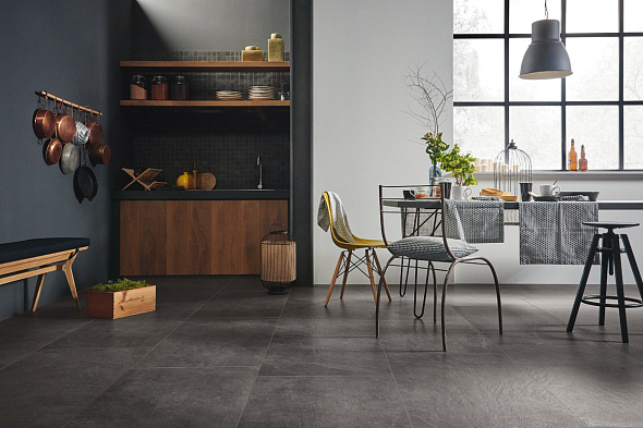 Керамогранит Imola X-Rock 60х60 N, R11, Nero, 10 мм