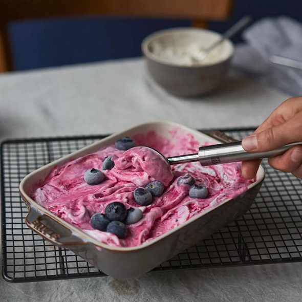 Форма для запекания прямоугольная Staub Ceramic 20х16 см, серая