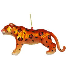 Игрушка на елку "Леопард" 10 см